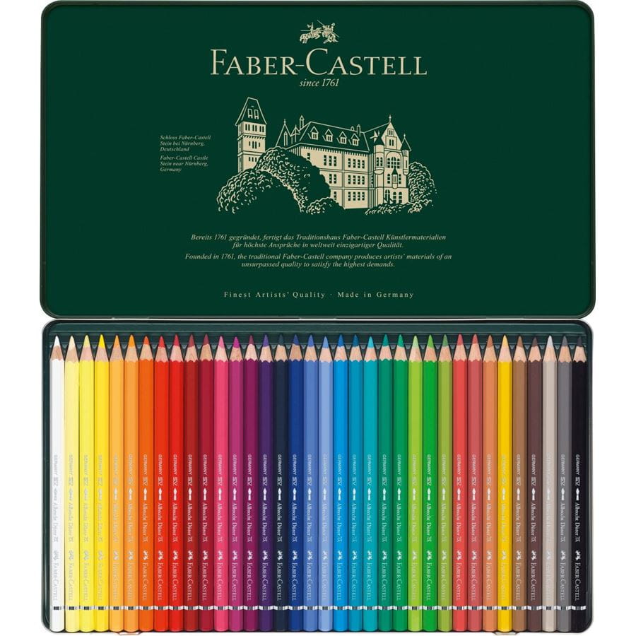 Faber-Castell - Crayons aquarellable Albrecht Dürer boîte métal de 36