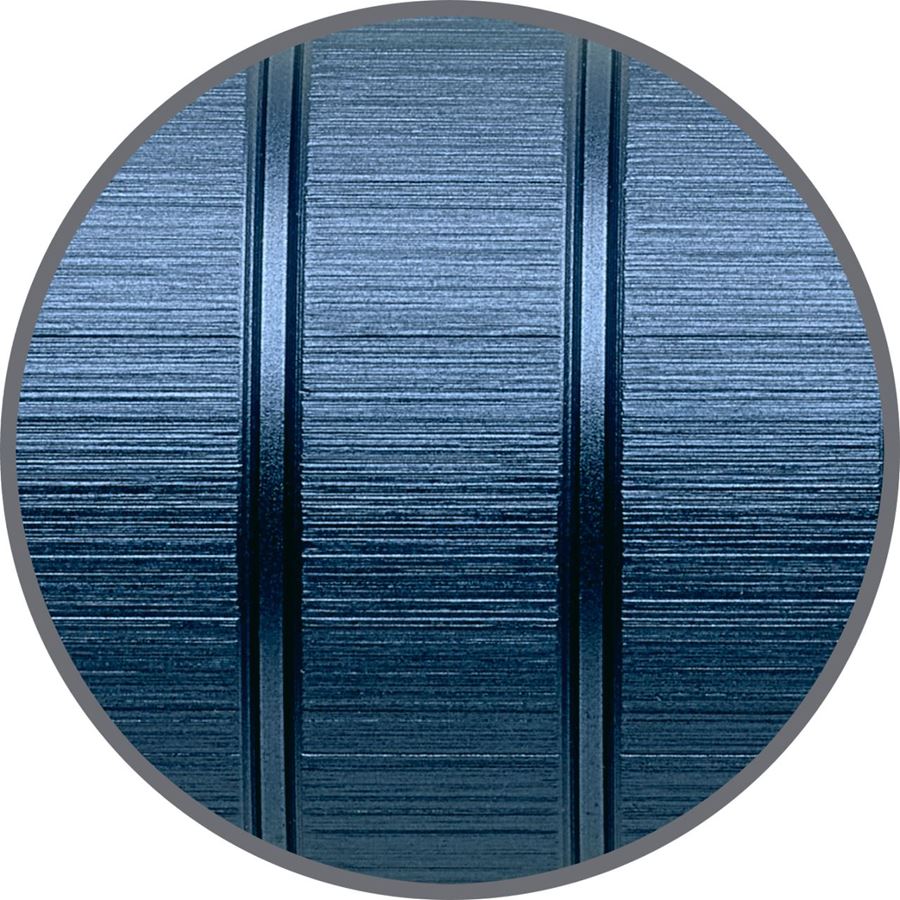 Faber-Castell - Stylo plume Essentio Aluminium Bleu medium
