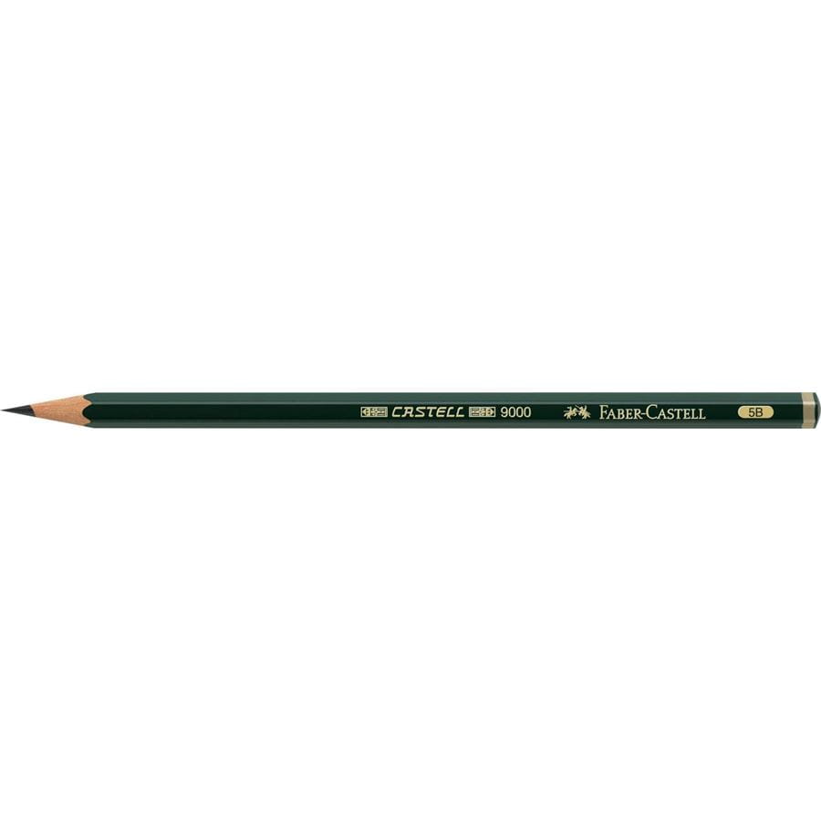 Faber-Castell - Crayon graphite Castell 9000 5B