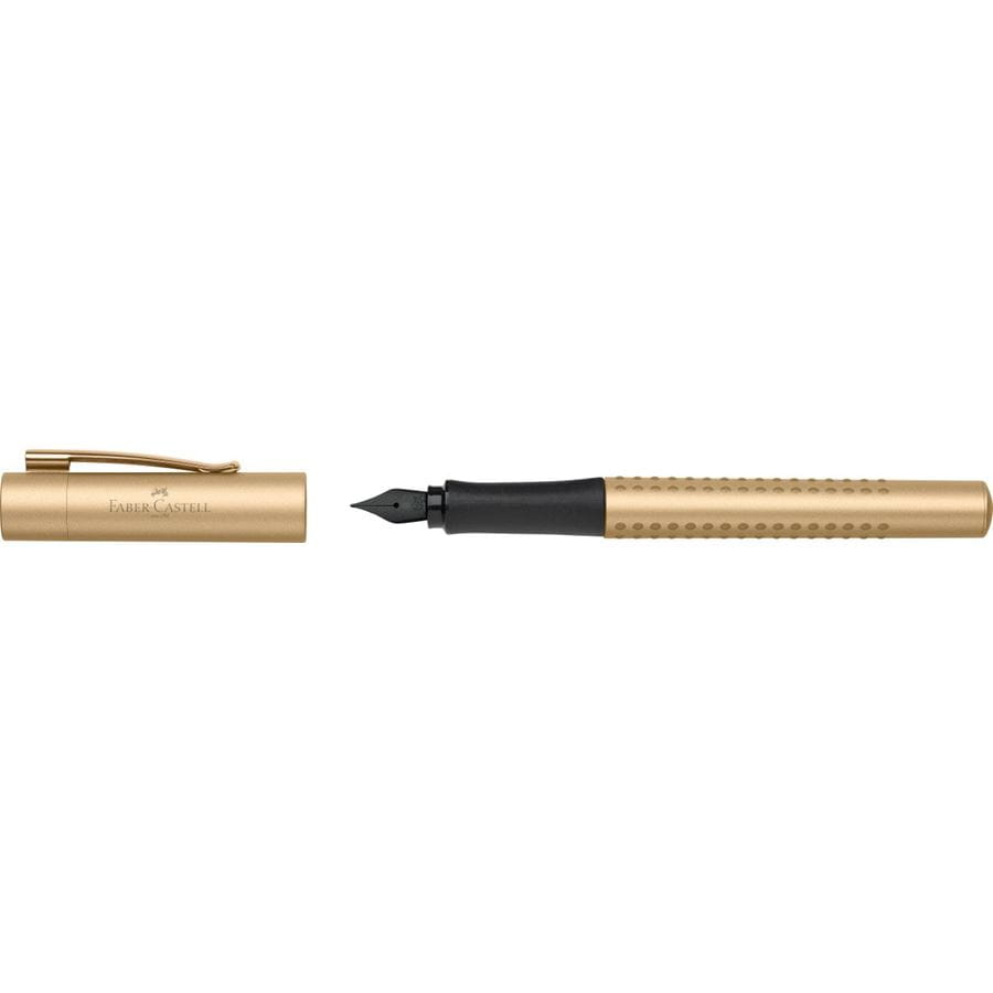 Faber-Castell - Stylo-plume Grip Edition, largeur de plume B, or