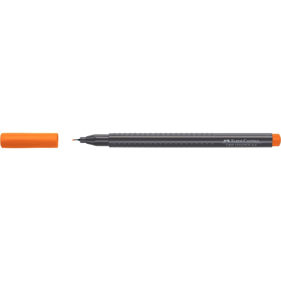 Faber-Castell - Grip Finepen, 0.4, dark cadmium orange