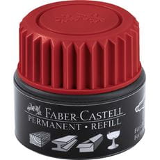 Faber-Castell - Encrier recharge Grip Permanent 1505 rouge