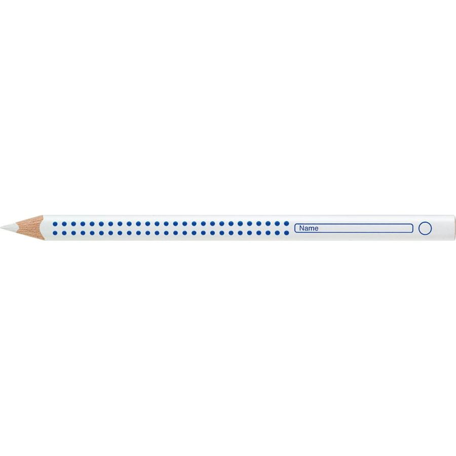 Faber-Castell - Crayons Jumbo Grip ardoise blanc