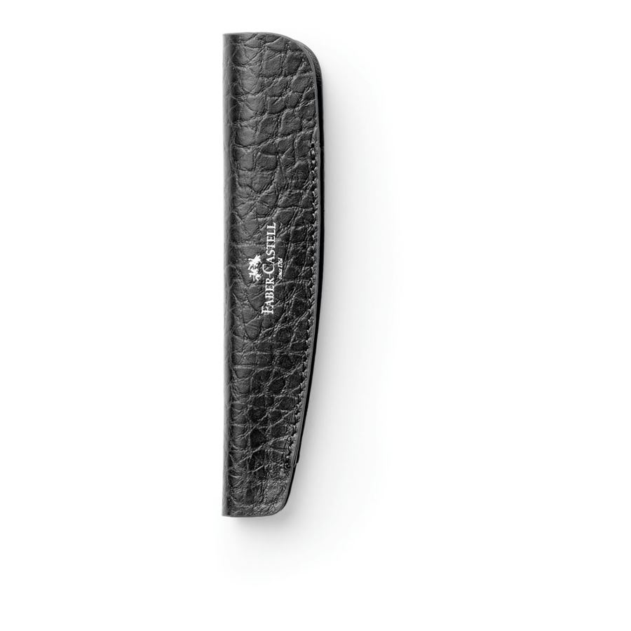 Faber-Castell - Leather case e-motion propelling pencil/ballpoint pen black