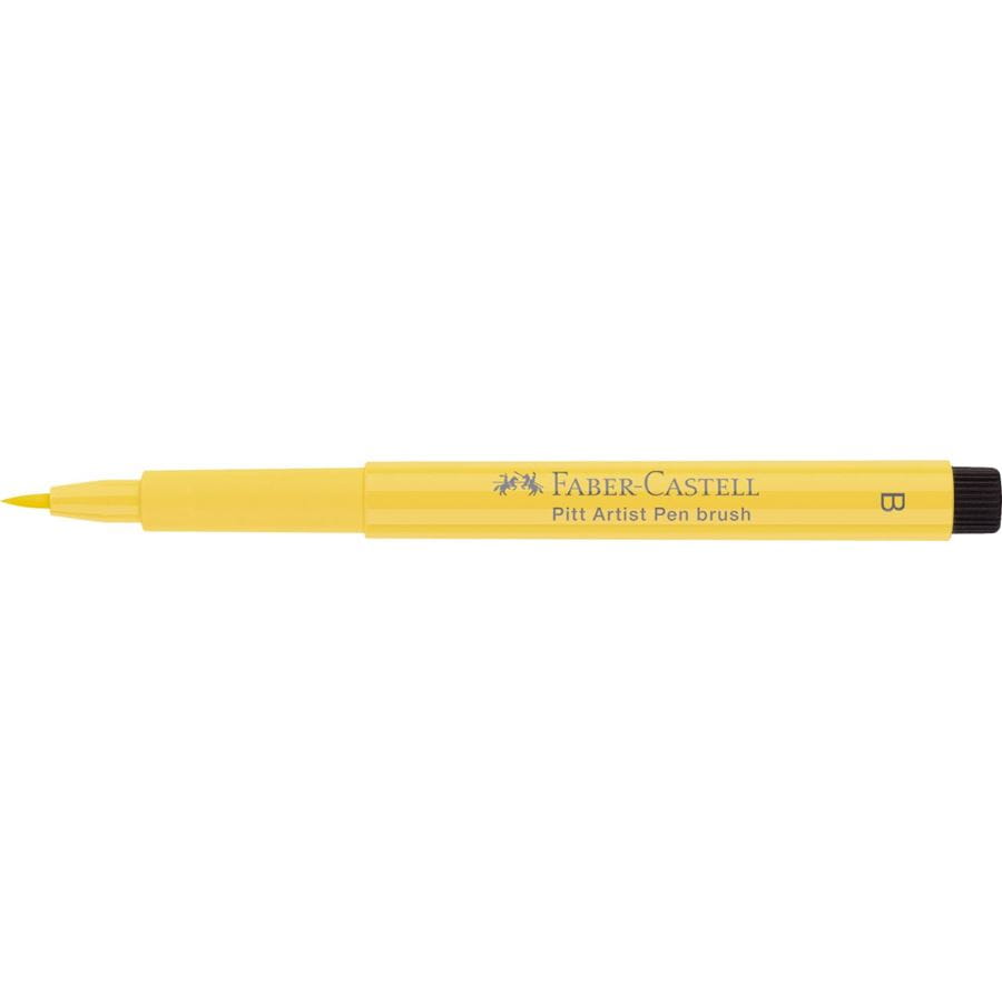 Faber-Castell - Feutre Pitt Artist Pen Brush jaune de cadmium foncé