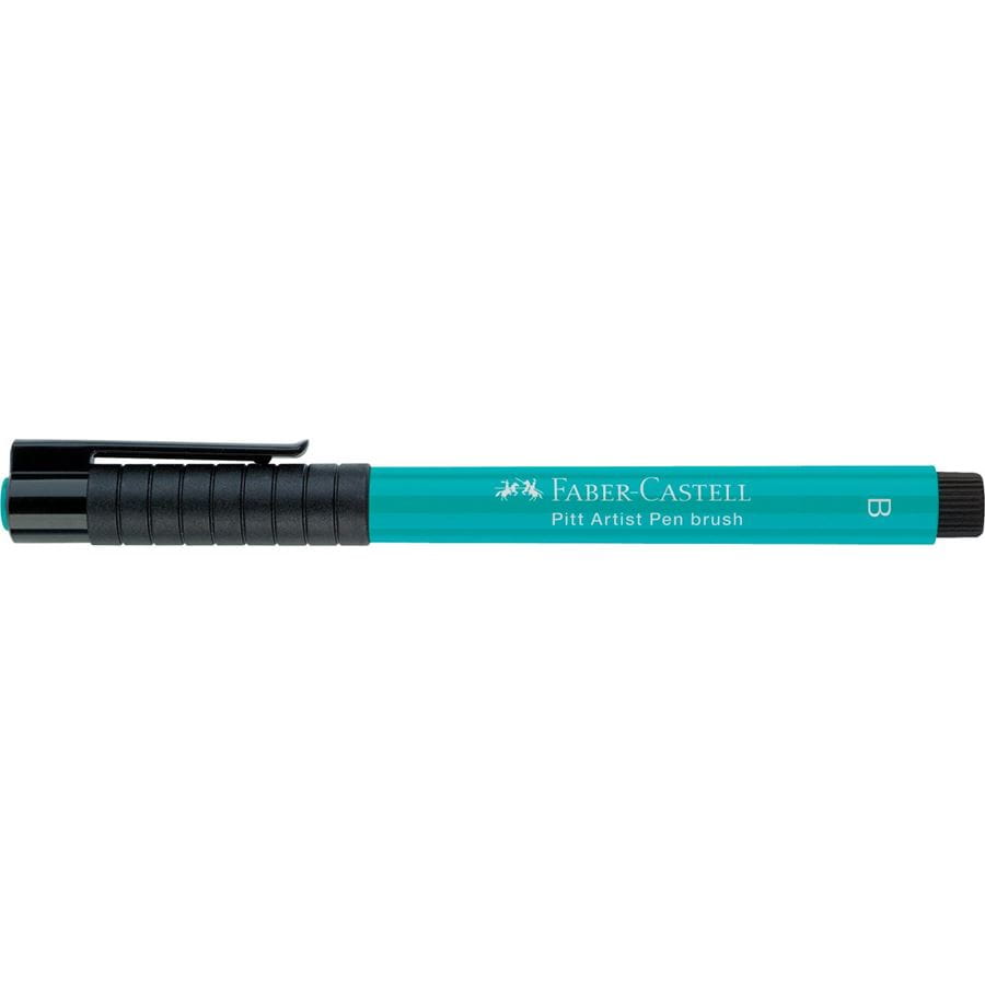 Faber-Castell - Feutre Pitt Artist Pen Brush vert de cobalt