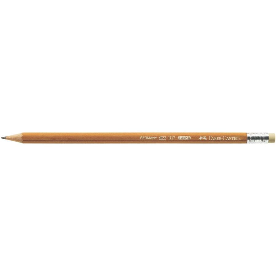 Faber-Castell - Crayon graphite 1117 gomme HB