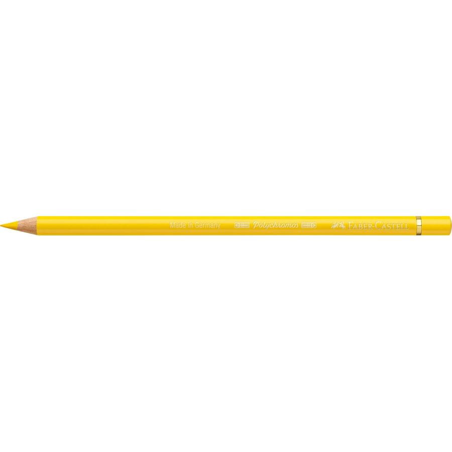 Faber-Castell - Crayon de couleur Polychromos 107 jaune cadmium