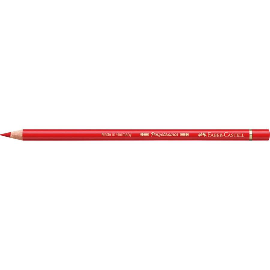 Faber-Castell - Crayon de couleur Polychromos 121 rouge géranium clair
