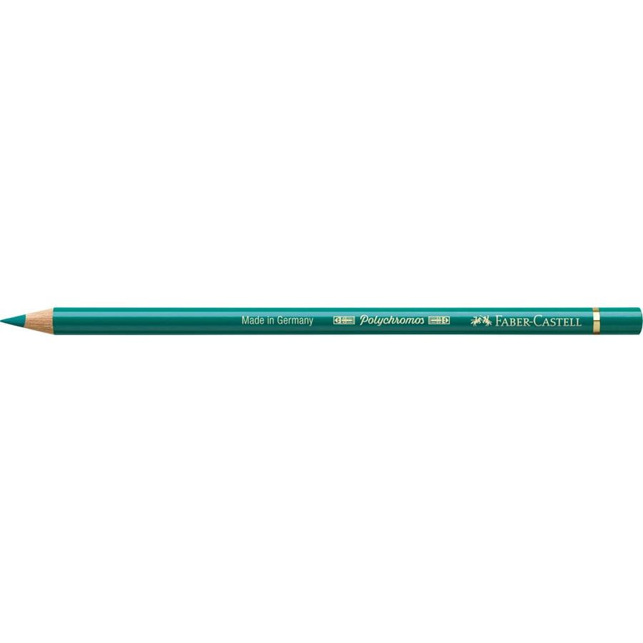Faber-Castell - Crayon de couleur Polychromos 276 vert oxyde chrome ardent