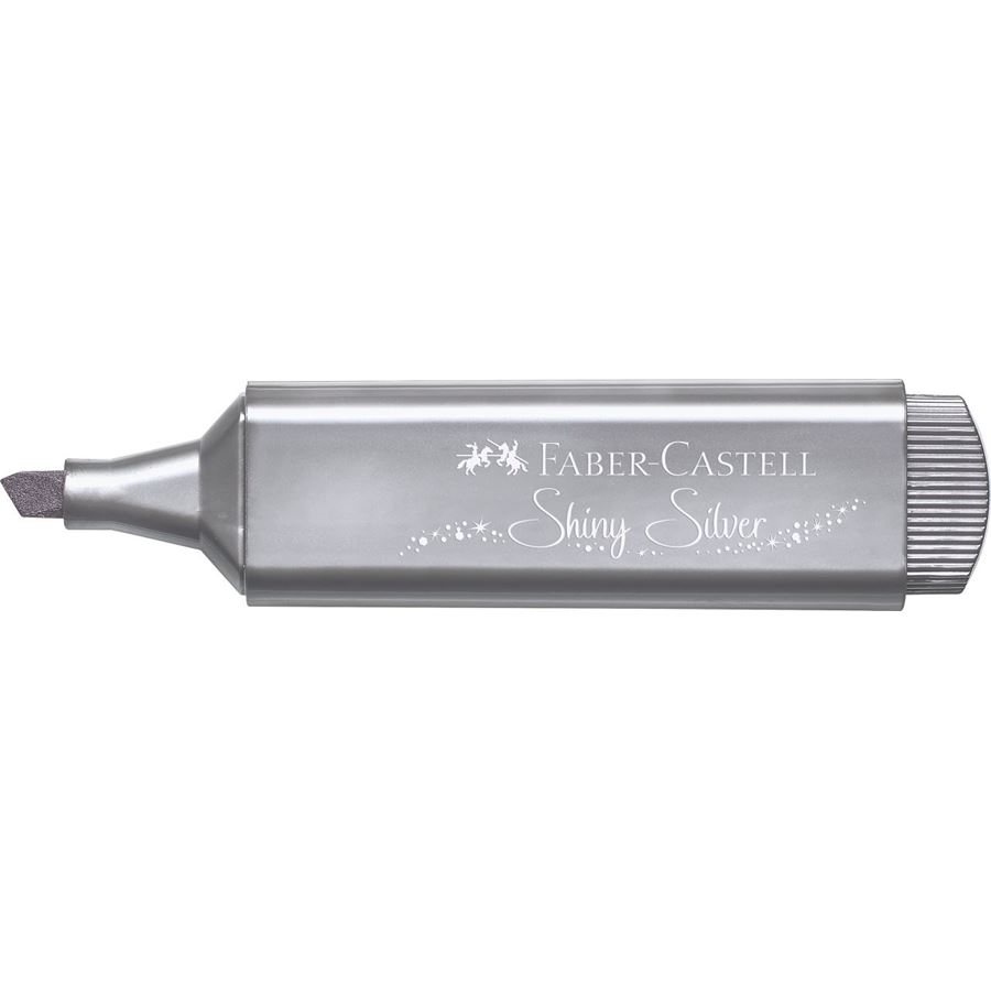 Faber-Castell - Surligneur TL 1546 Metallic shiny silver