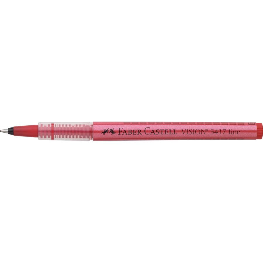 Faber-Castell - Vision 5417 rollerball, F, red