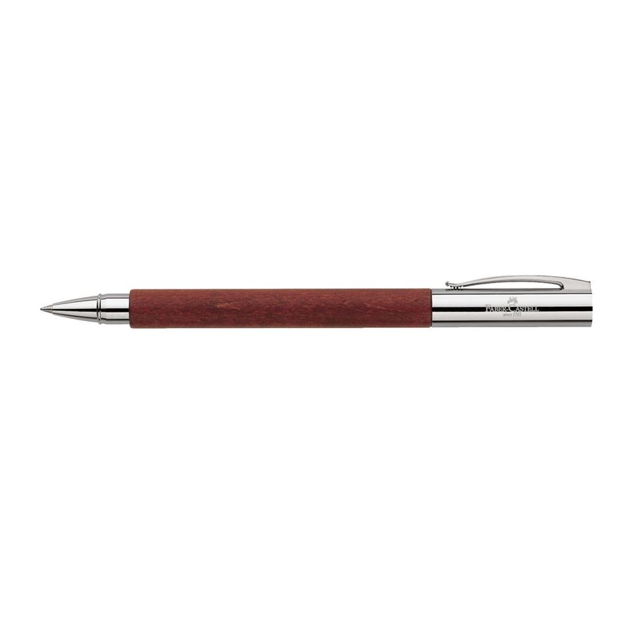 Faber-Castell - Ambition pear wood rollerball, reddish brown