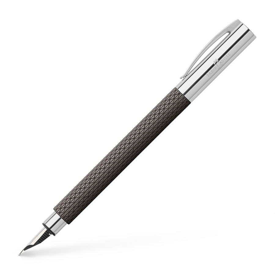 Faber-Castell - Ambition OpArt Black Sand fountain pen, EF