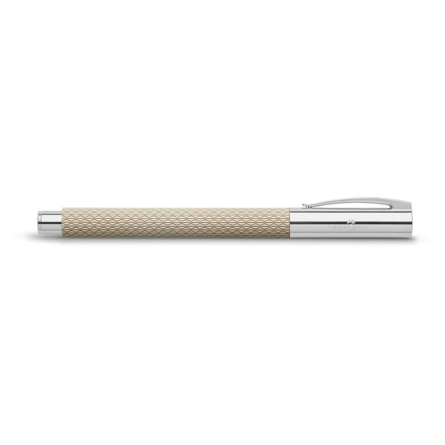 Faber-Castell - Ambition OpArt White Sand fountain pen, EF