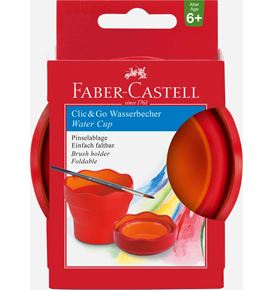 Faber-Castell - Clic&Go water cup, red