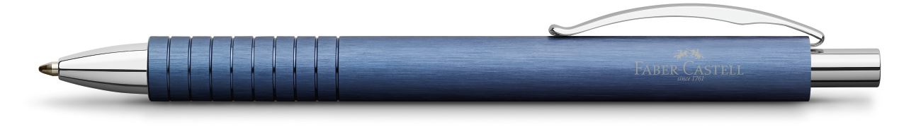 Faber-Castell - Stylo à bille Essentio Aluminium Bleu
