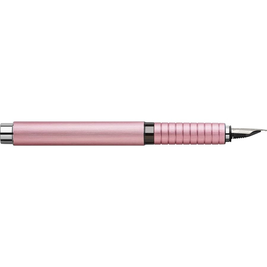 Faber-Castell - Essentio Aluminium fountain pen, B, rose