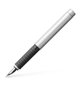Faber-Castell - Essentio Metal fountain pen, EF, silver matt
