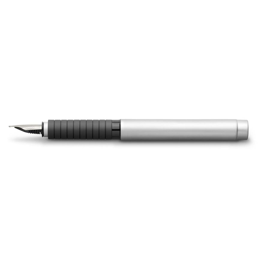 Faber-Castell - Essentio Metal fountain pen, EF, silver matt