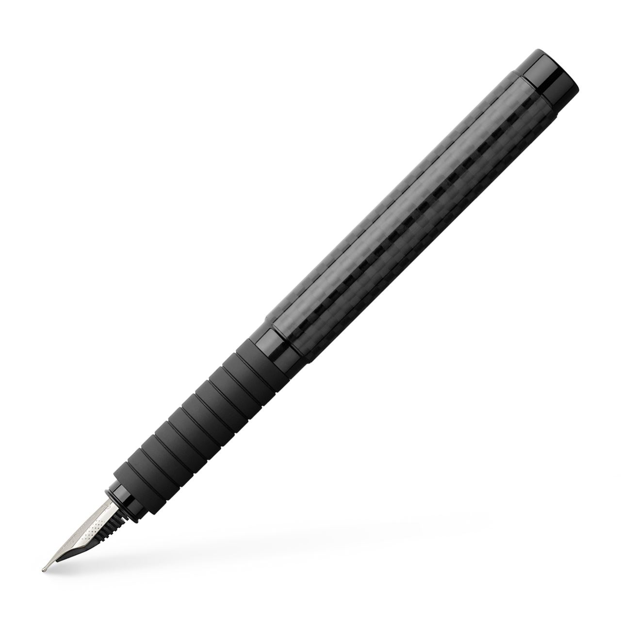 Faber-Castell - Stylo-plume Essentio Black carbone Large