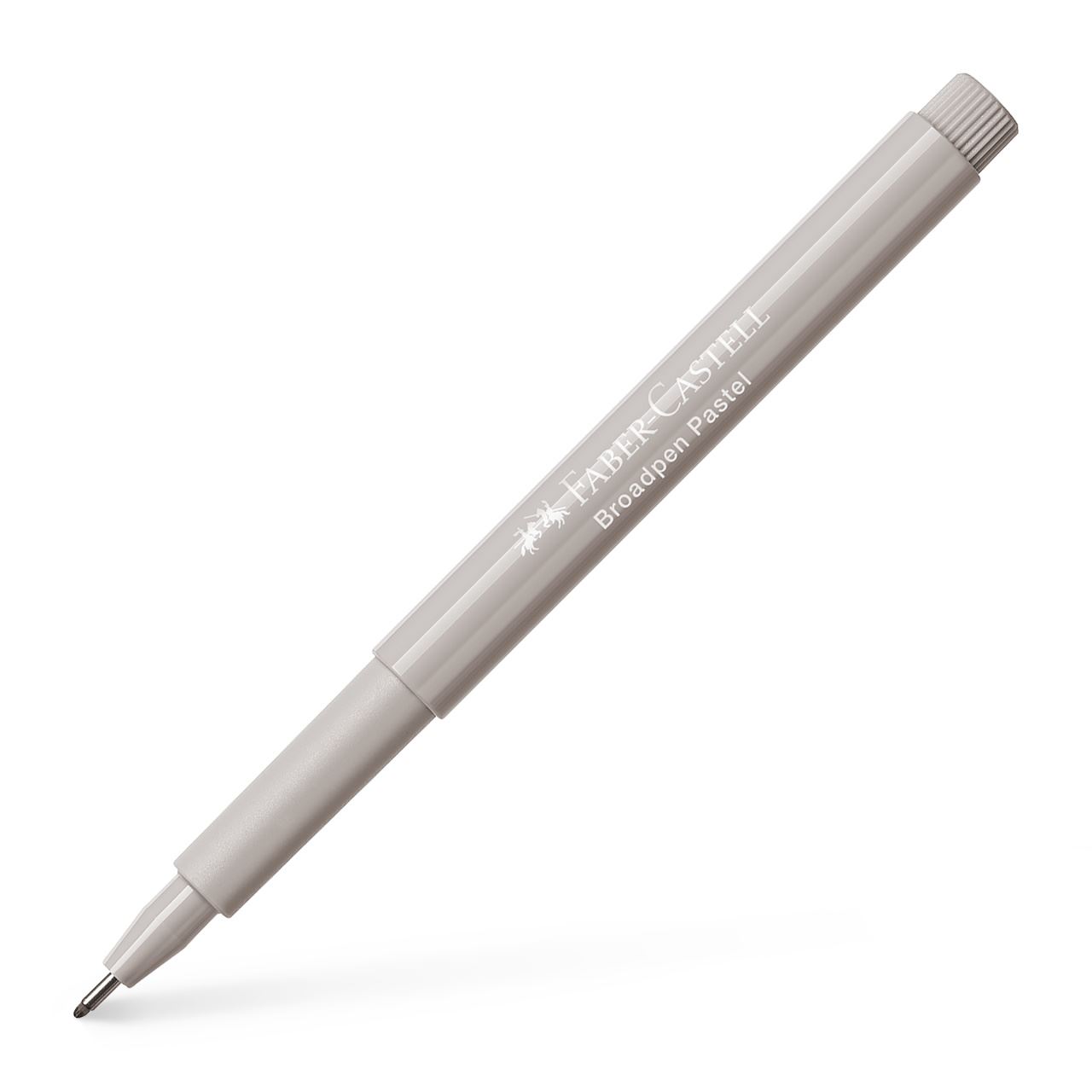 Faber-Castell - Fibre tip pen Broadpen pastel grey