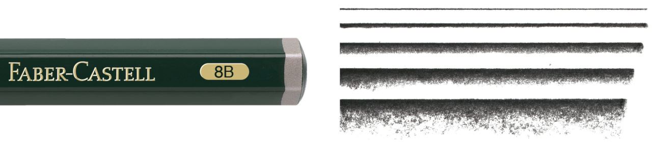 Faber-Castell - Castell 9000 Jumbo graphite pencil, 8B