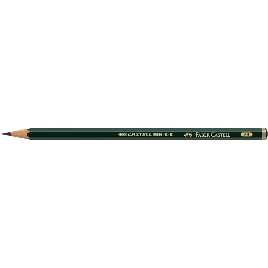 Faber-Castell - Crayon graphite Castell 9000 5B