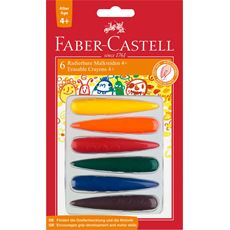 Faber-Castell - Craies doigts blister de 6