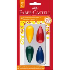 Faber-Castell - Craies gouttes blister de 4