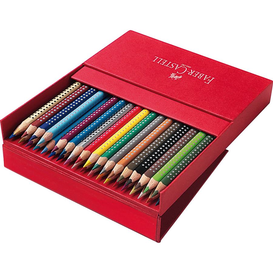 Faber-Castell - Crayon de couleur Colour Grip studio box de 36