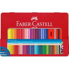 Faber-Castell - Crayon de couleur Colour Grip boîte métal 48 pièces