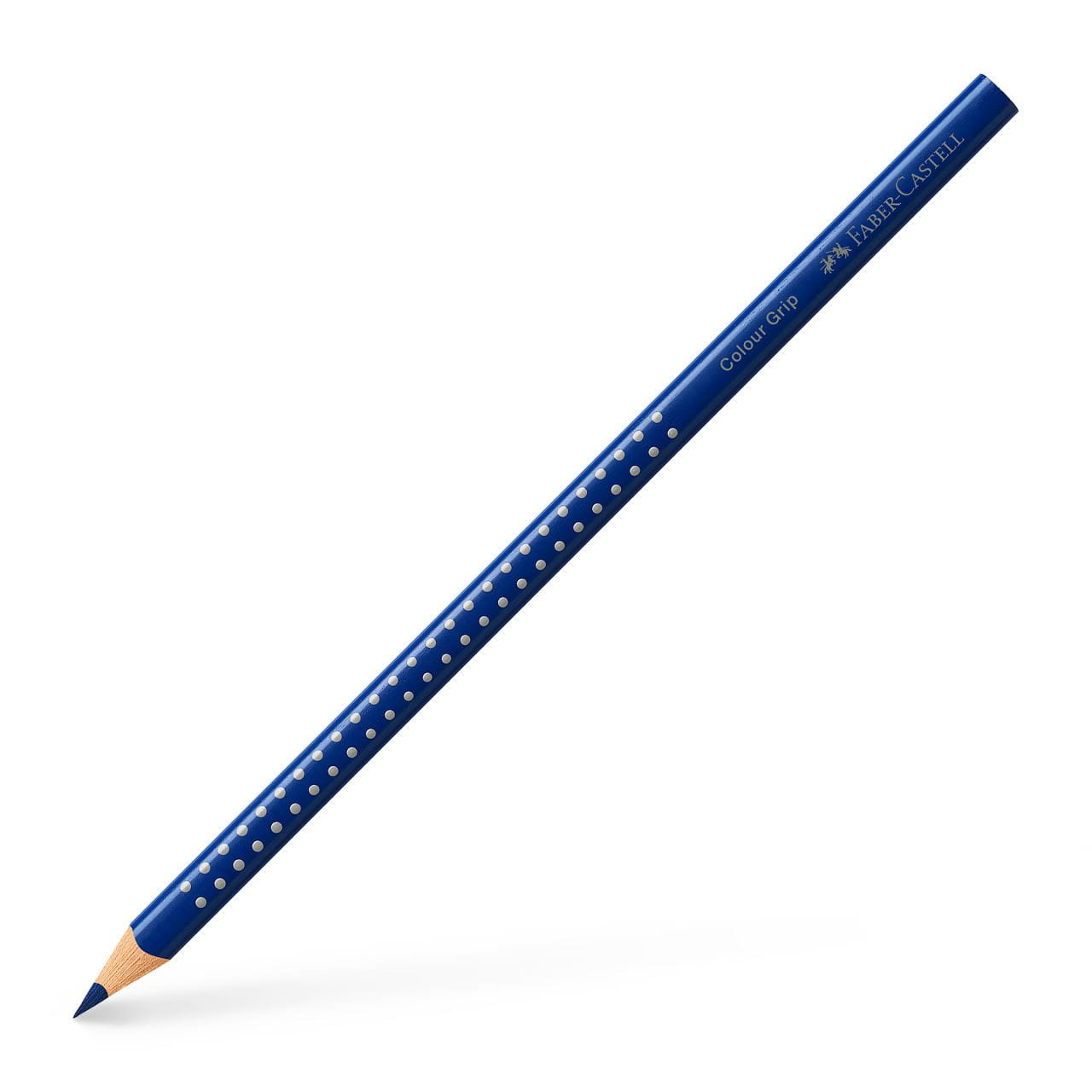 Faber-Castell - Crayon de couleur Colour Grip bleu héliorougeâtre