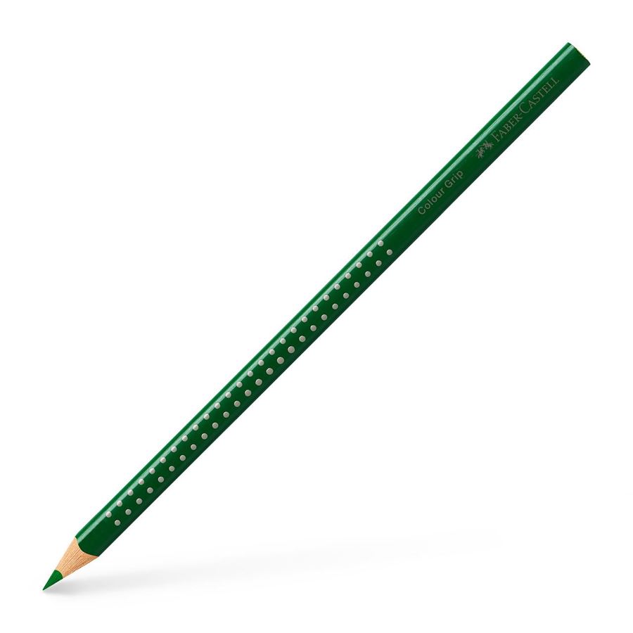 Faber-Castell - Crayon de couleur Colour Grip Vert mousse