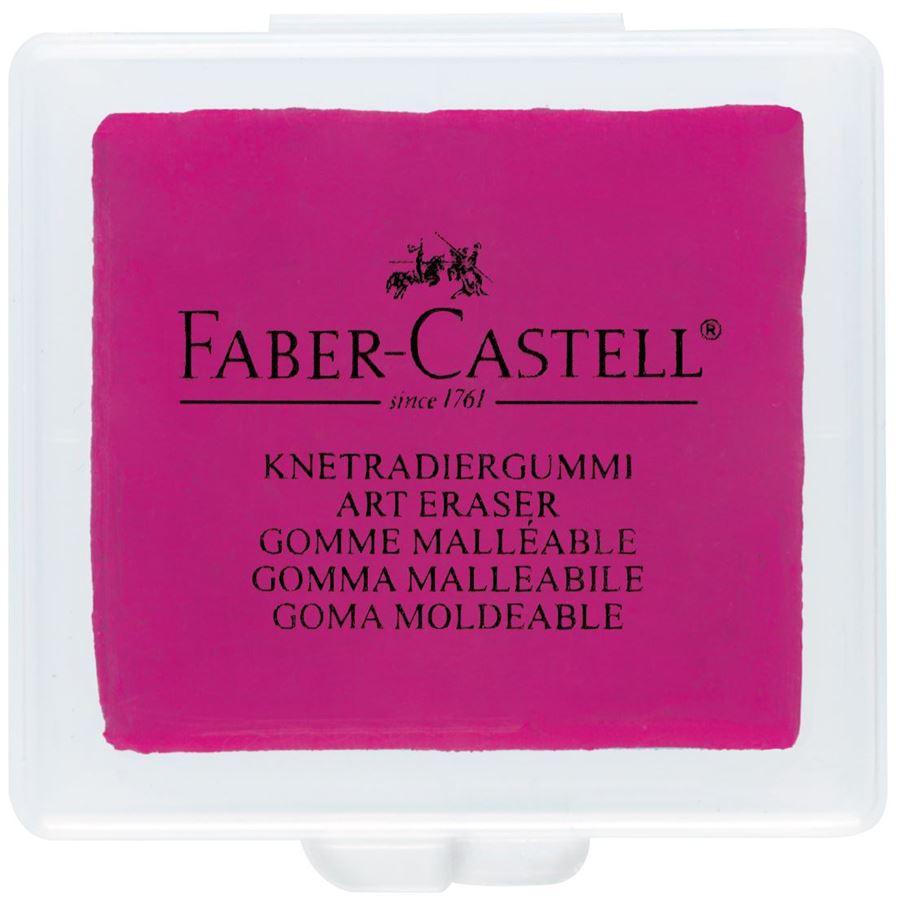Faber-Castell - Gomme mie de pain turquoise/vert/mûre