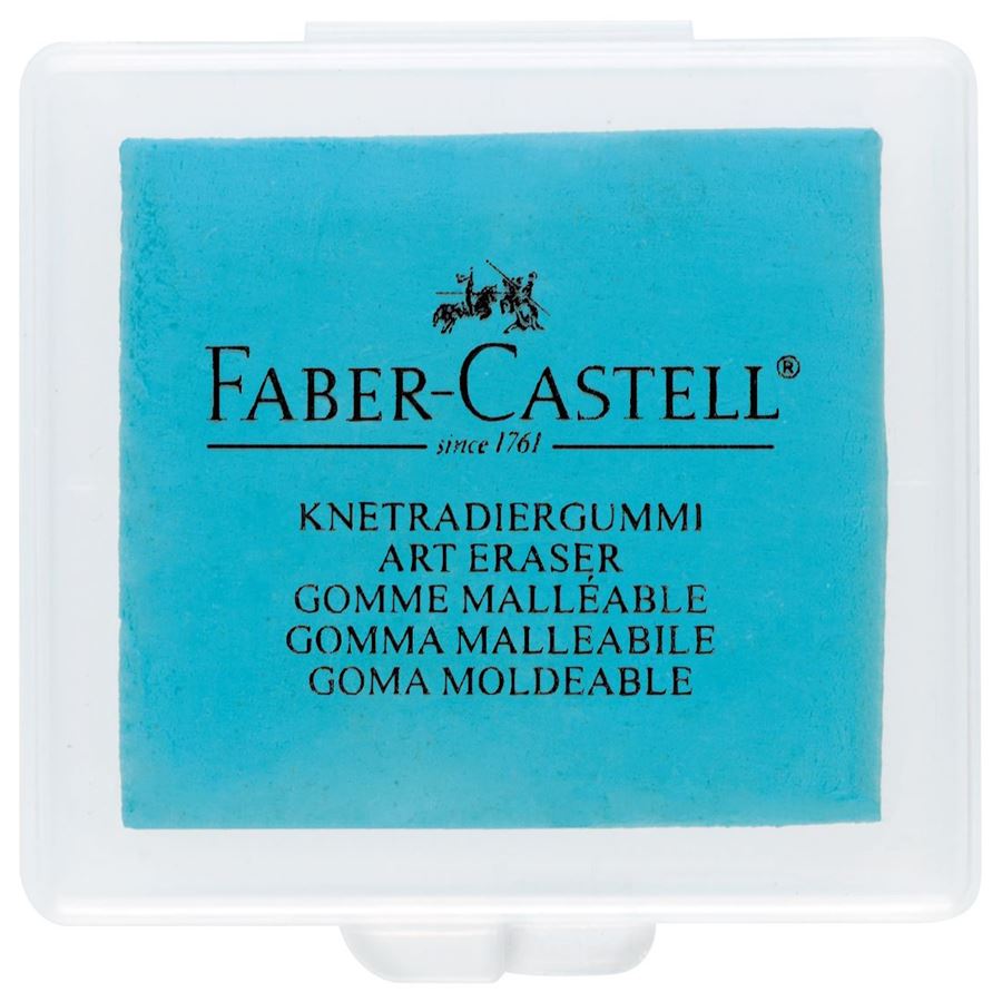 Faber-Castell - Gomme mie de pain turquoise/vert/mûre