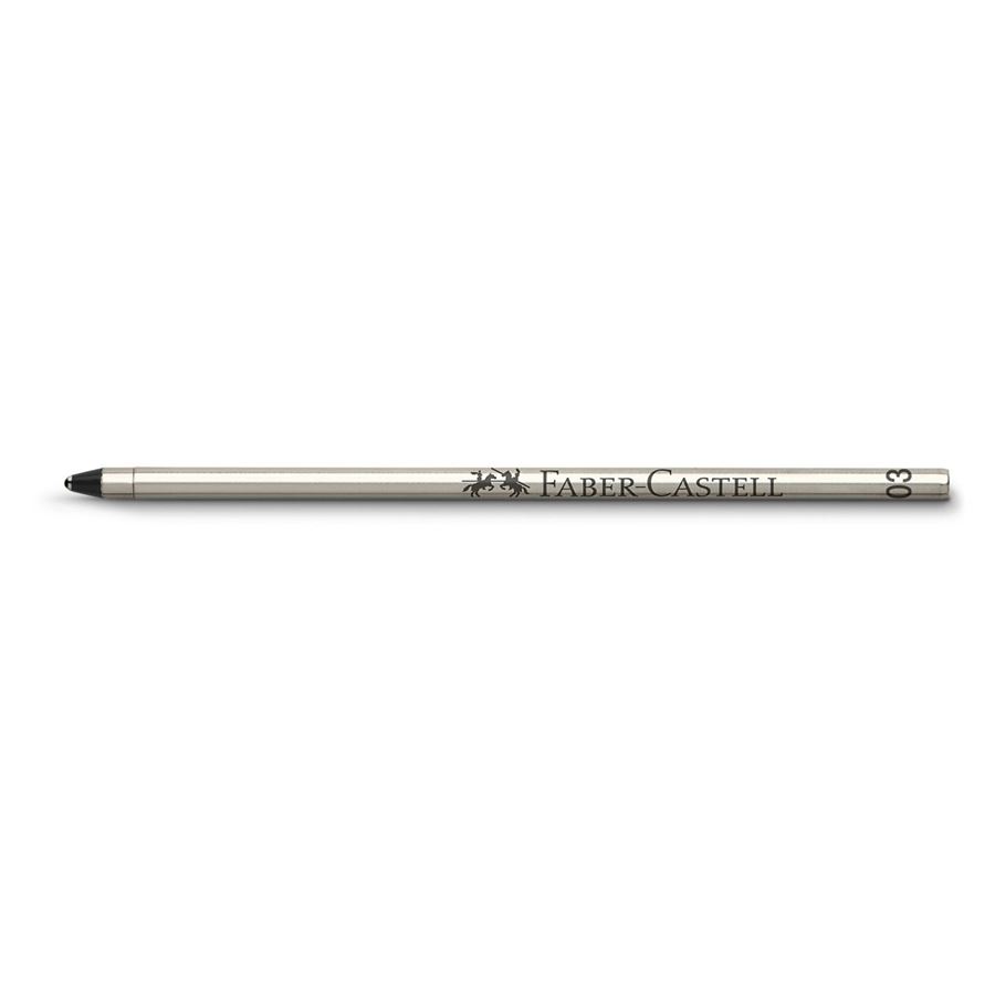 Faber-Castell - Spare refill ballpoint pen for Twice and Trio, D1, black