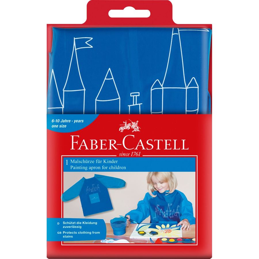 Faber-Castell - Tablier de peinture bleu