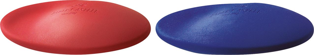Faber-Castell - Gomme KosmoMini rouge/bleu