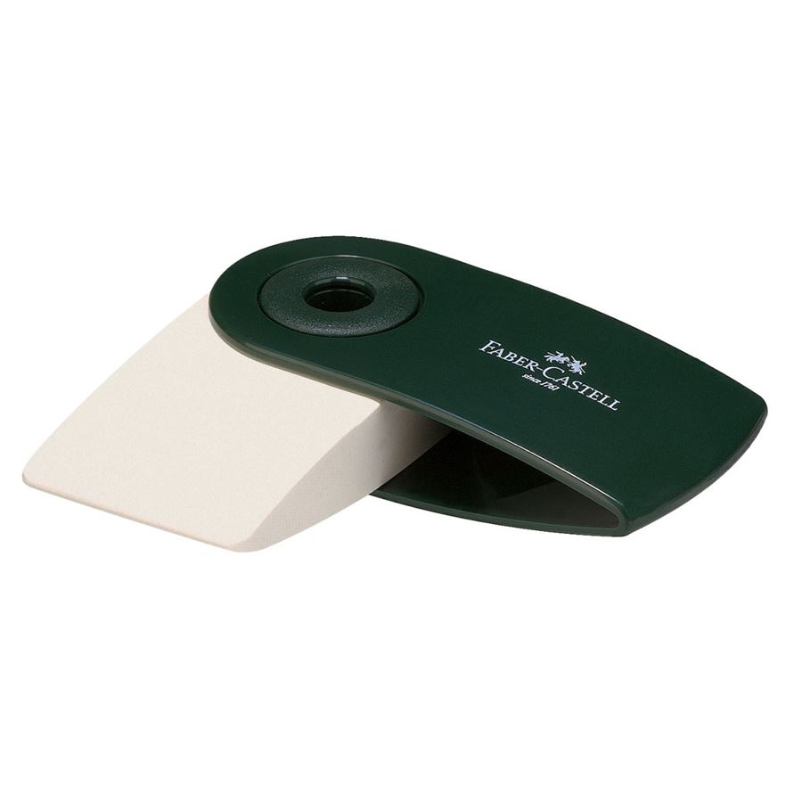 Faber-Castell - Sleeve eraser, green
