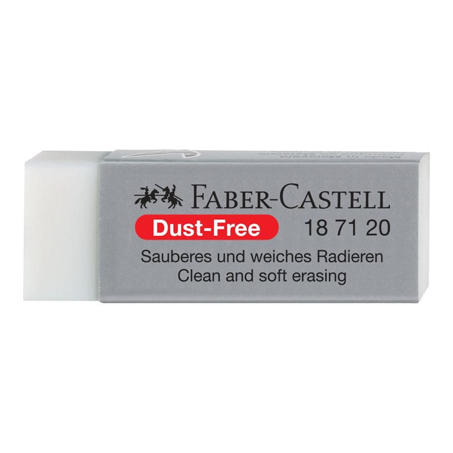 Faber-Castell - Gomme Dust-free blanc