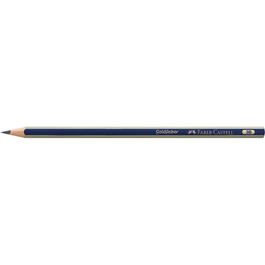 Faber-Castell - Crayon graphite Goldfaber 1221 3B