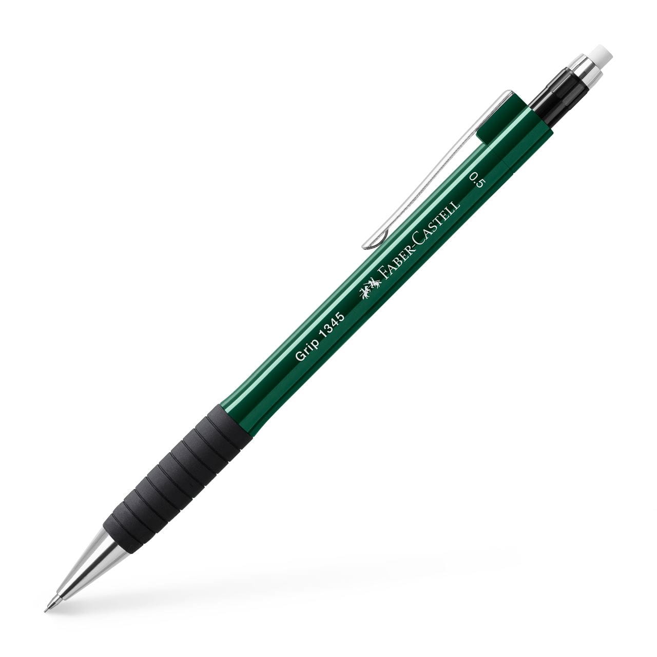Faber-Castell - Grip 1345 mechanical pencil, 0.5 mm, green metallic