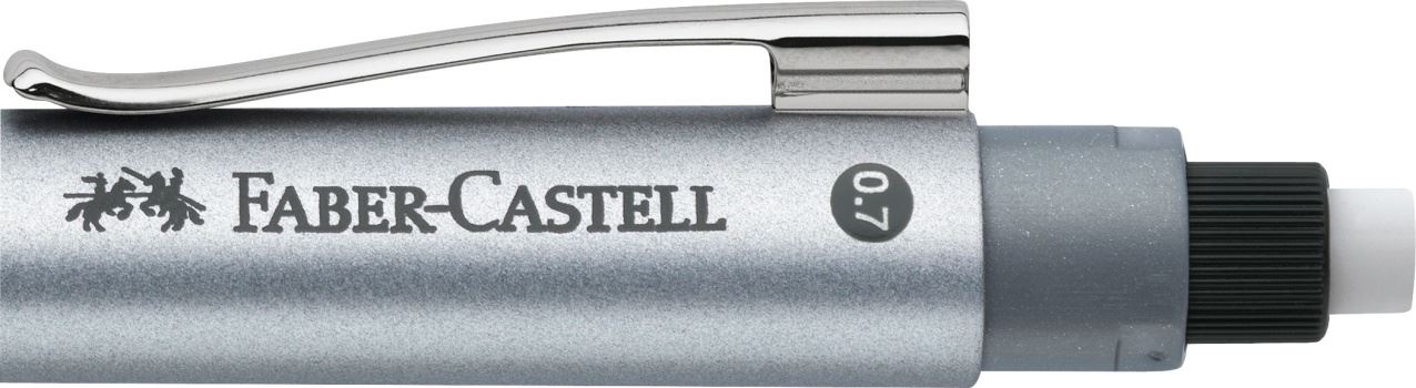 Faber-Castell - Porte-mine Grip 2011 argent 0,7mm