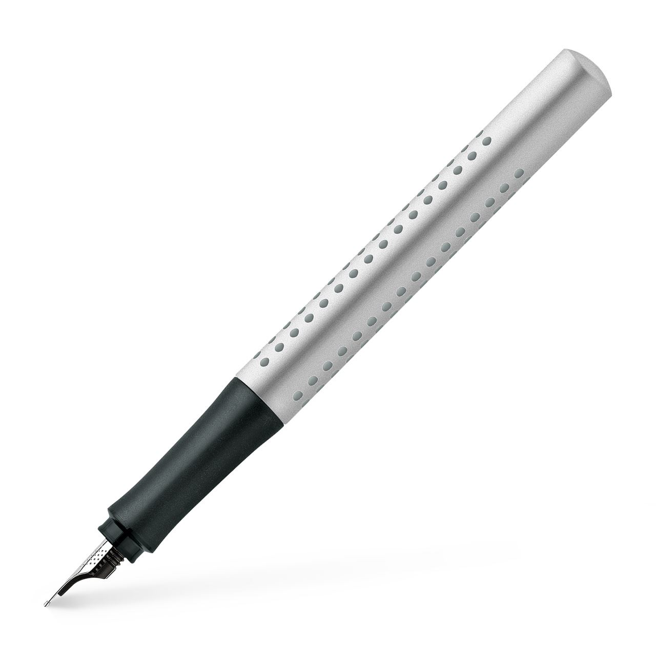 Faber-Castell - Stylo-plume Grip 2011 B argent