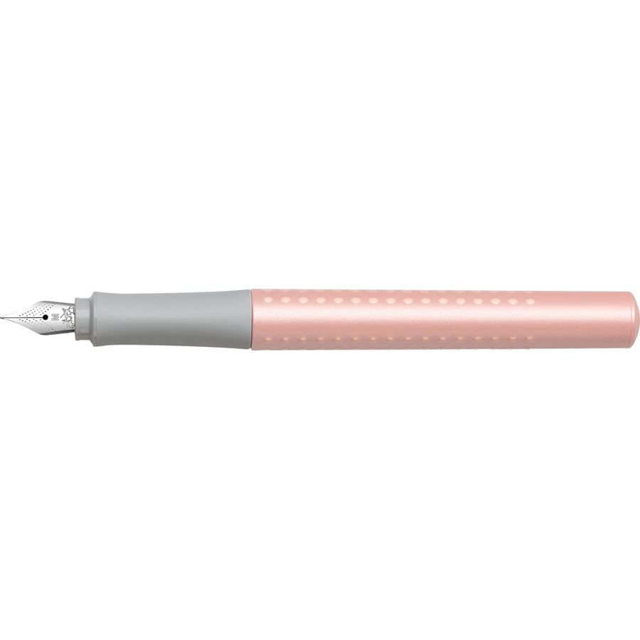 Faber-Castell - Stylo-plume Grip Pearl Edition M rose