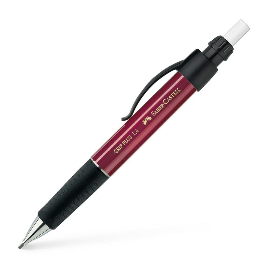 Faber-Castell - Grip Plus mechanical pencil, 1.4 mm, red metallic