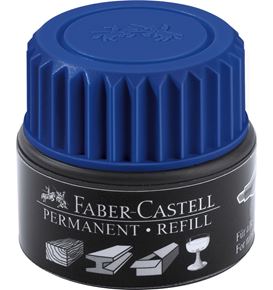 Faber-Castell - Encrier recharge Grip Permanent 1505 bleu
