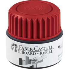 Faber-Castell - Encrier recharge tableau blanc 1584 rouge