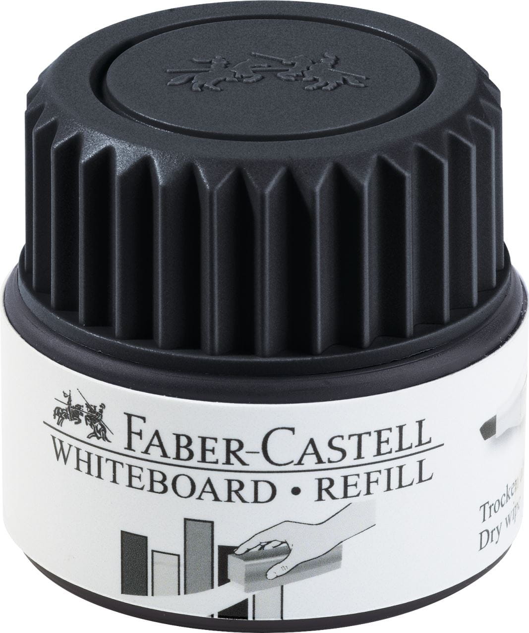 Faber-Castell - Encrier recharge tableau blanc 1584 noir